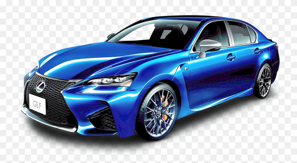 Lexus Gs Blue Car Image, Wheel, Vehicle, Transportation, Spoke Free Png Download