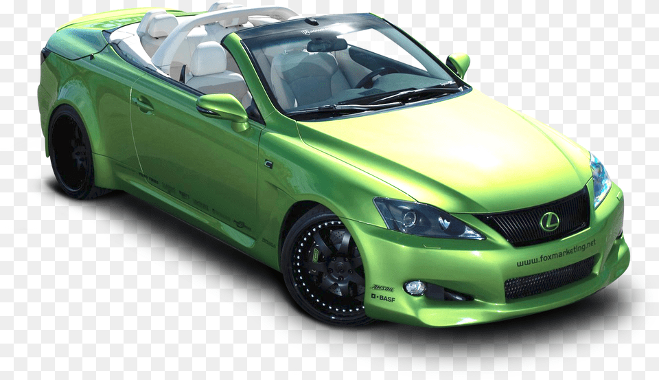 Lexus Is 350c Car Image Green Lexus, Vehicle, Transportation, Wheel, Machine Free Png Download