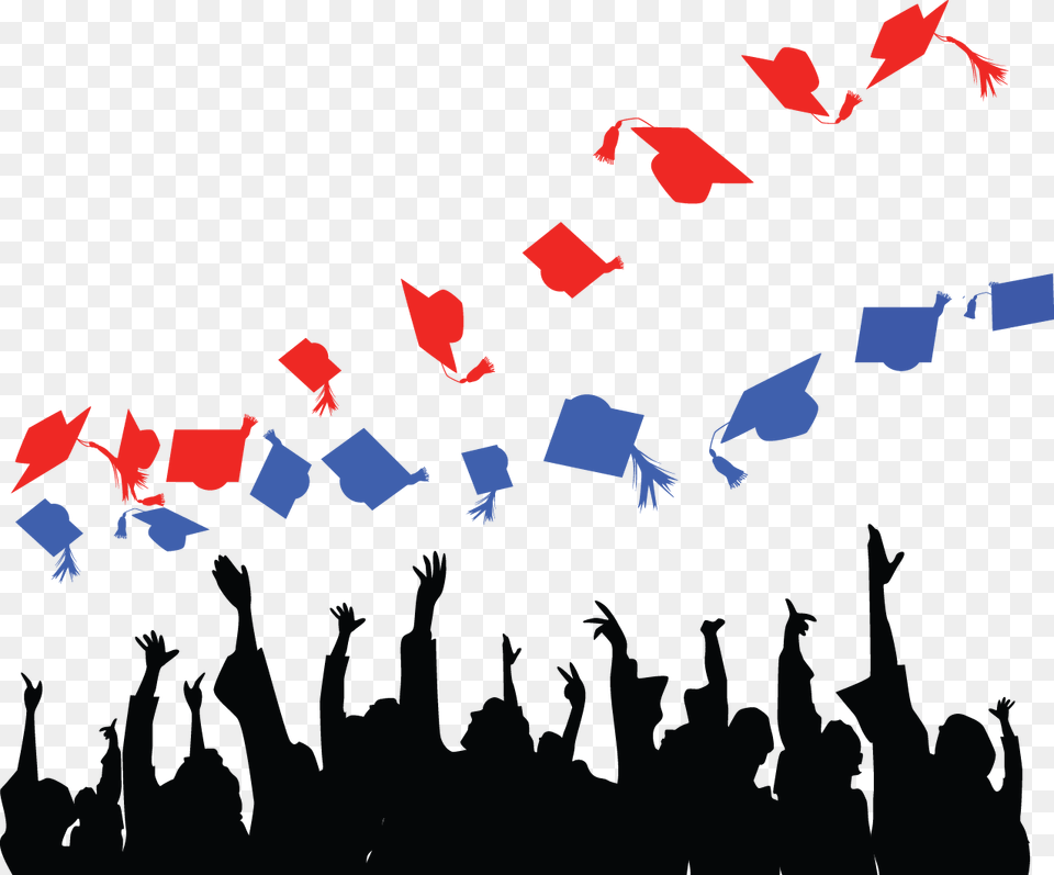 Lf Grad Caps White High School Graduate Students, Graduation, People, Person, Adult Free Transparent Png
