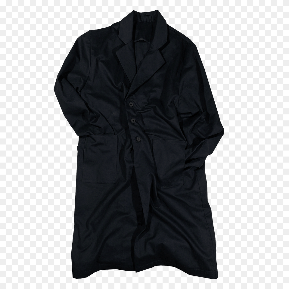 Lf Lab Coat In Black Lofo, Clothing, Overcoat Png