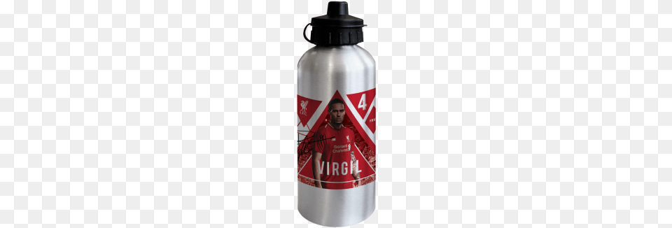 Lfc Virgil Van Dijk Water Bottle 1819 Liverpool Fc, Shaker, Adult, Male, Man Png