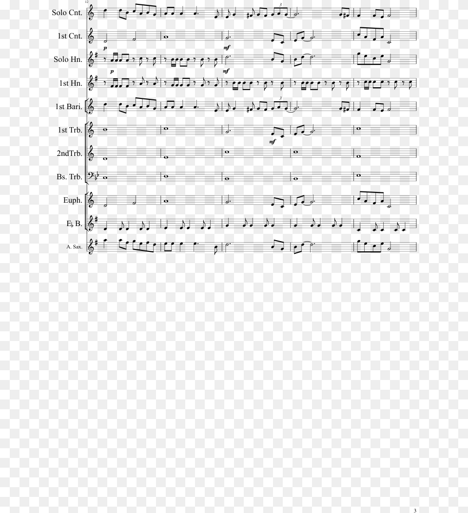 Lg Sheet Music Composed By Janaka 3 Of 9 Pages Sheet Music, Gray Png Image