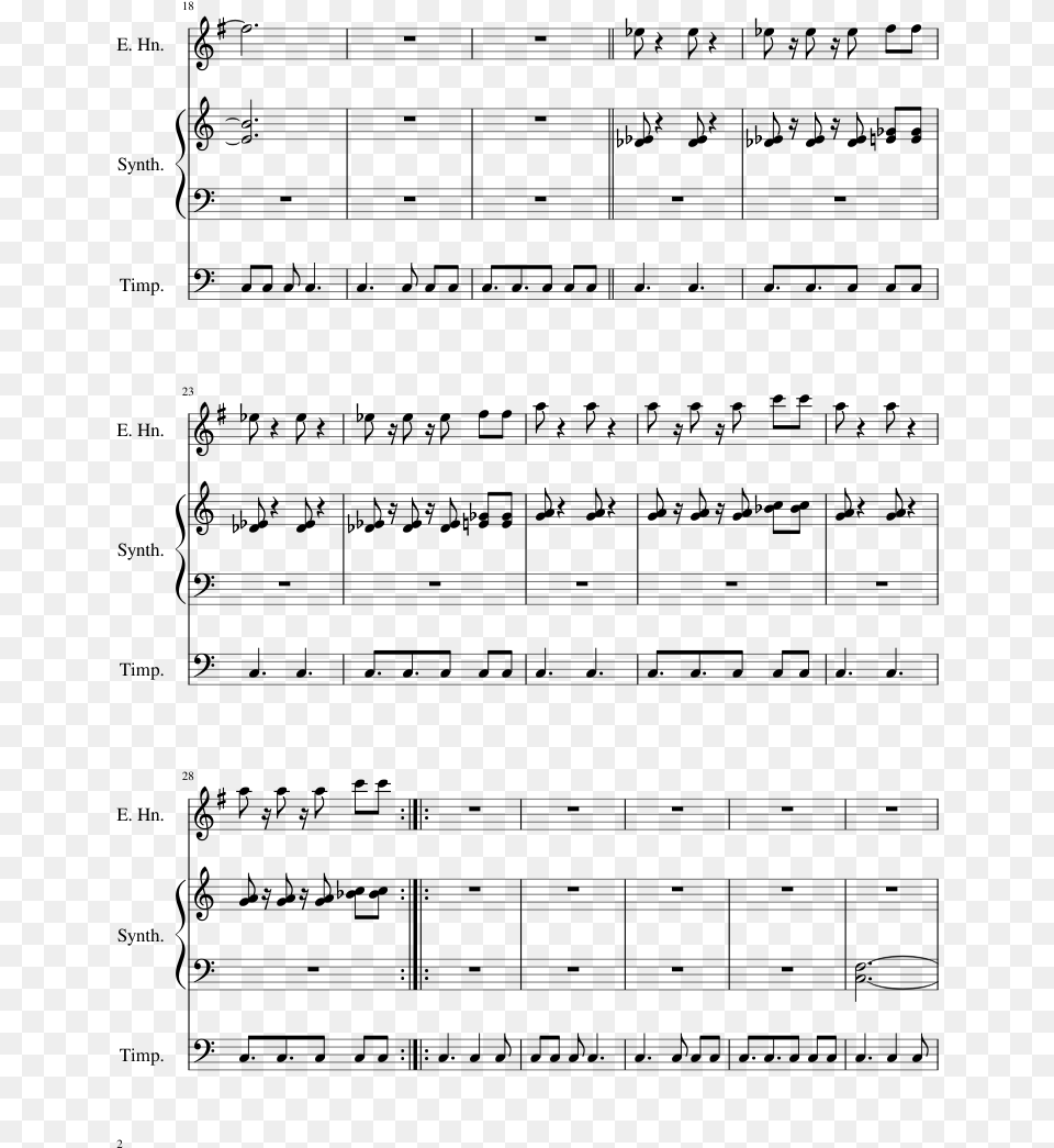 Lg Sheet Music 2 Of 4 Pages Mario Bros 3 Sheet Music, Gray Png