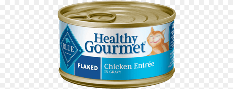 Lg 40d644 Blue Buffalo Healthy Gourmet Flaked Chicken Cat, Aluminium, Can, Canned Goods, Food Free Png Download