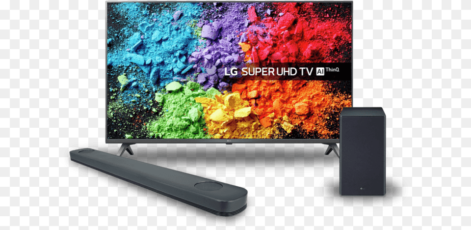 Lg 55 Inch 55sk8000plb Smart Ultra Hd Tv With Hdr, Computer Hardware, Electronics, Hardware, Monitor Png Image