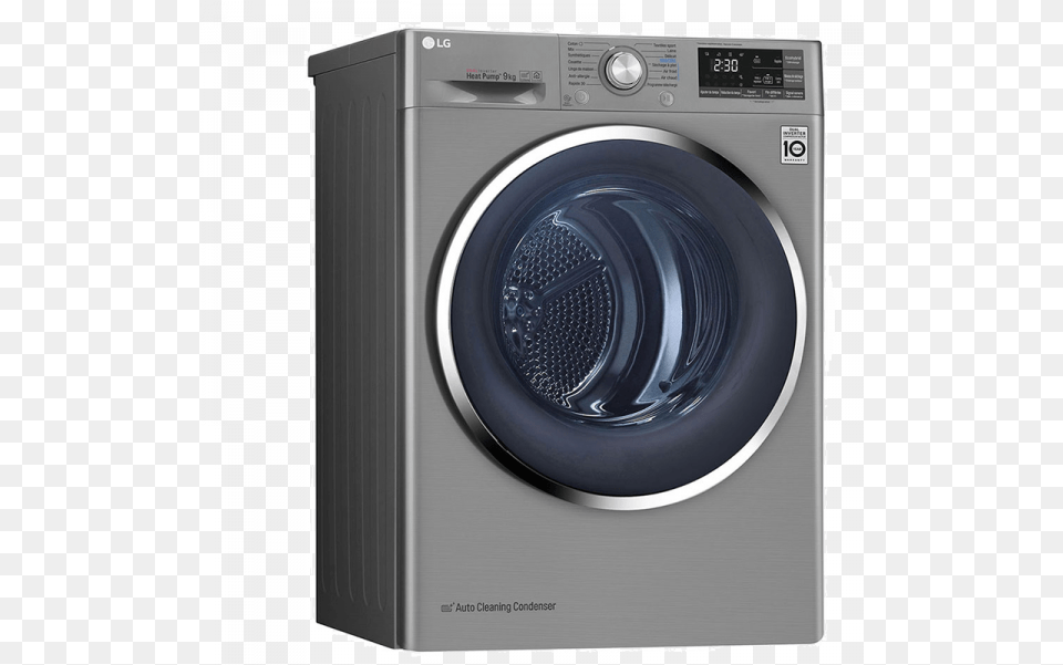 Lg 9kg Dual Inverter Dryer Sensor Dry Dryer Machine, Appliance, Device, Electrical Device, Washer Free Png