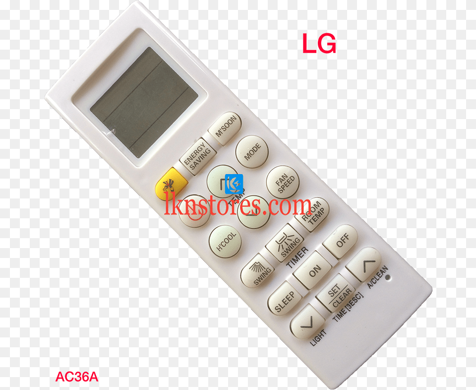 Lg Ac Air Condition Remote Compatible Ac36a Electronics, Remote Control Png