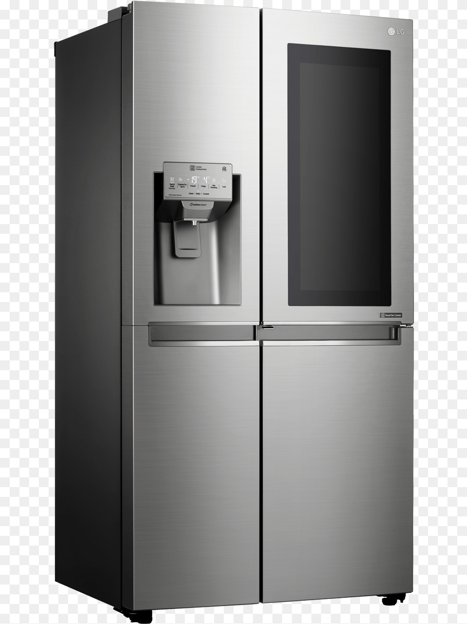 Lg American Style Fridge Freezer Gsx961nsvz Instaview Lg, Appliance, Device, Electrical Device, Refrigerator Free Png Download