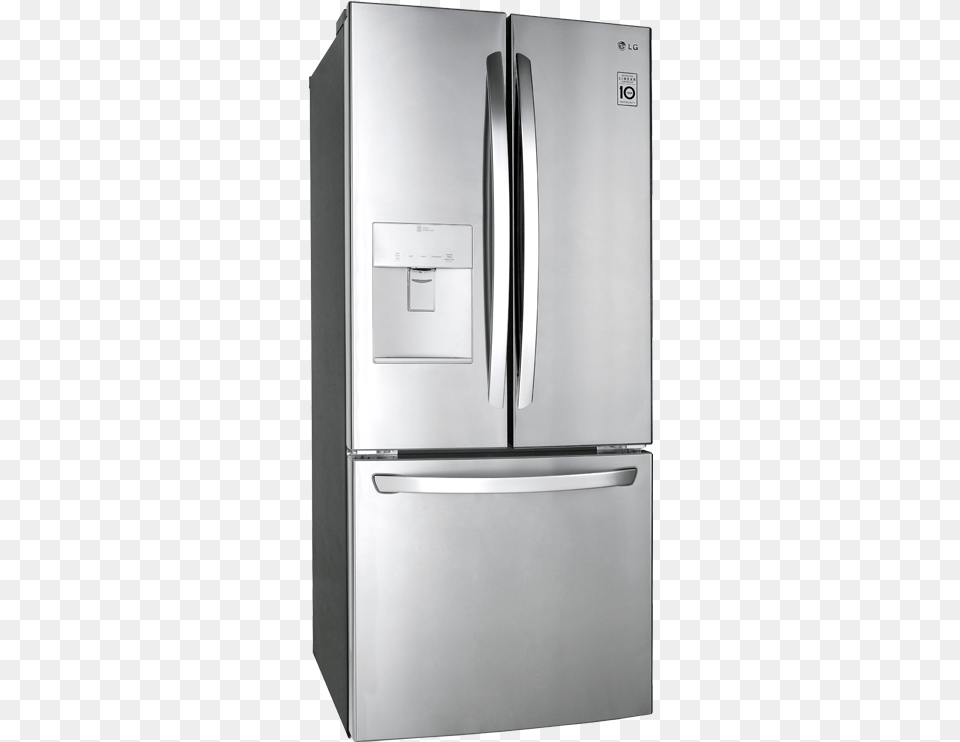 Lg Bottom Freezer And French Doors Refrigerator Lg Fridge, Appliance, Device, Electrical Device Png Image