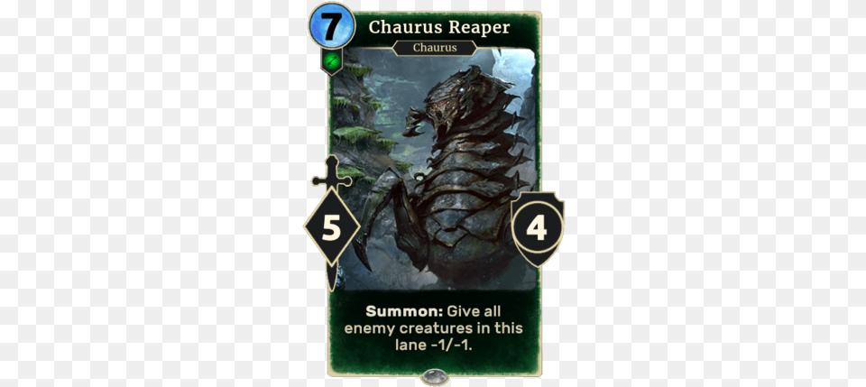 Lg Card Chaurus Reaper Elder Scrolls Legends Chaurus, Dragon Png Image