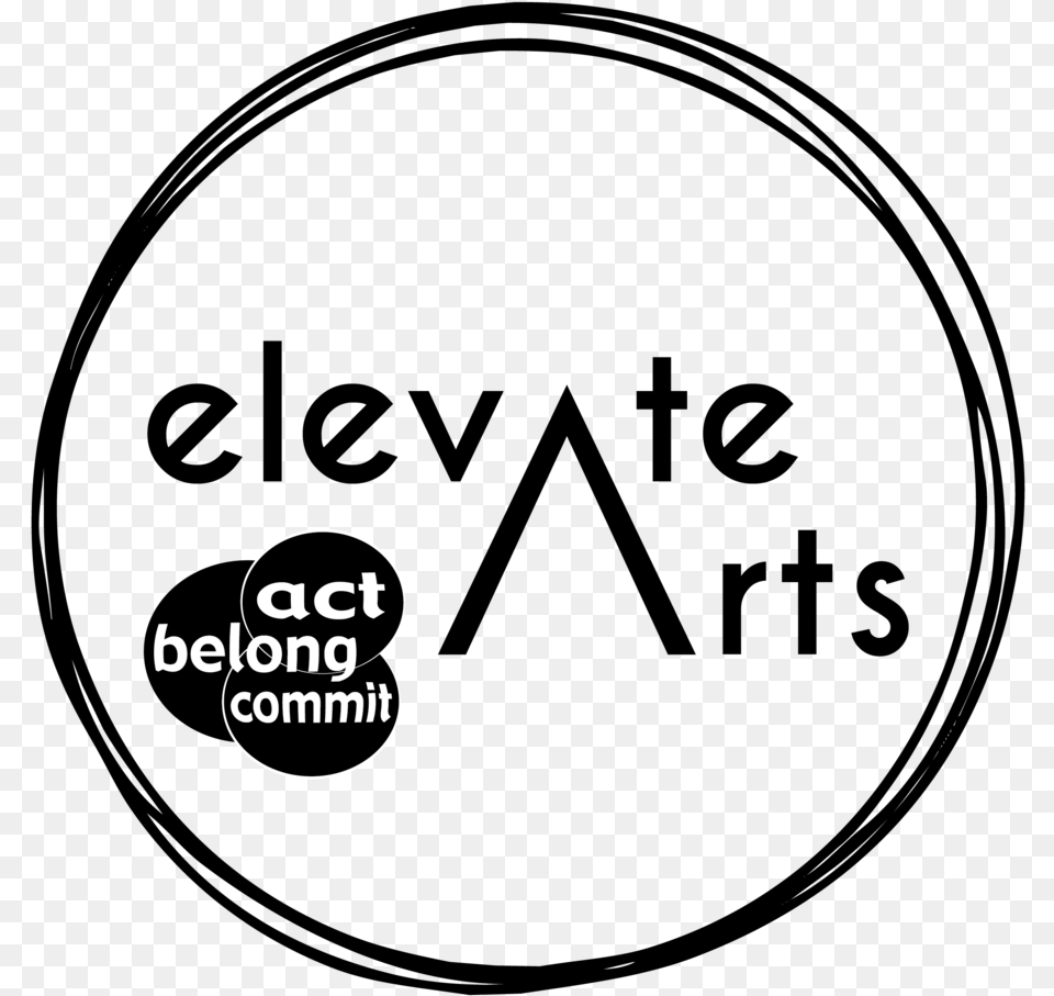 Lg Elevate Arts Circle B W No Background Portable Network Graphics, Logo Png