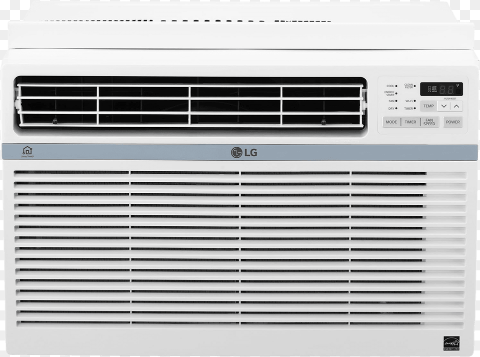 Lg Btu Window Ac W Wi Fi Controls Air Conditioner Samsung Window Unit, Device, Air Conditioner, Appliance, Electrical Device Free Png Download