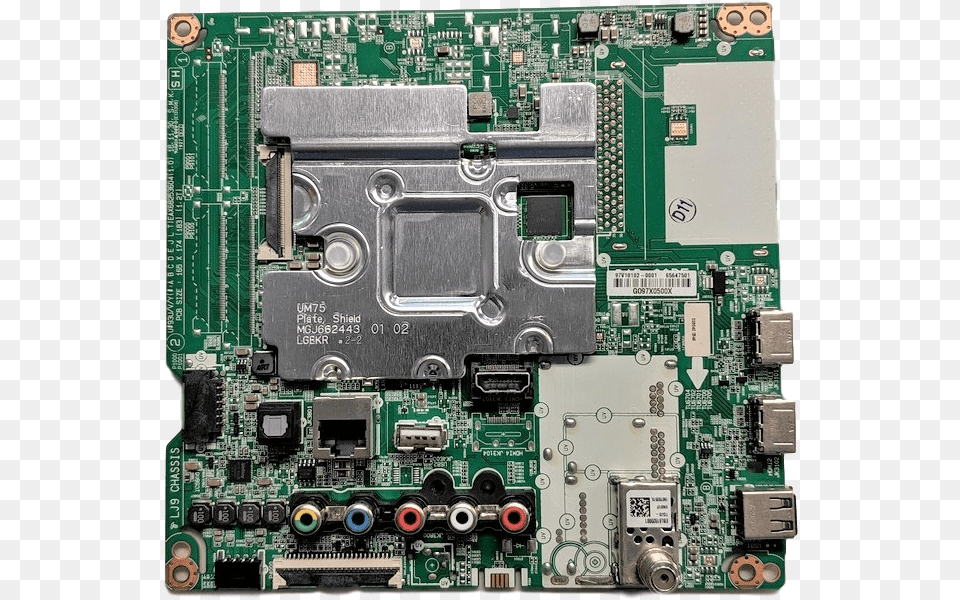 Lg Main Board Pua Electronic Component, Electronics, Hardware, Printed Circuit Board, Computer Hardware Free Png Download