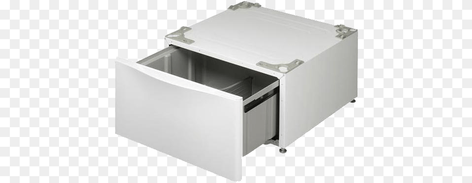 Lg Wdp4w Laundry Pedestal White, Cabinet, Drawer, Furniture, Hot Tub Png Image