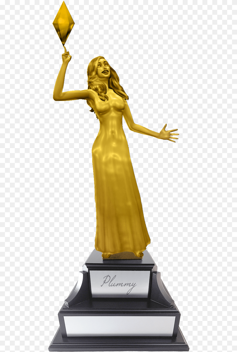 Lgahgnn Sims 3 Awards Statue, Adult, Female, Person, Woman Free Transparent Png