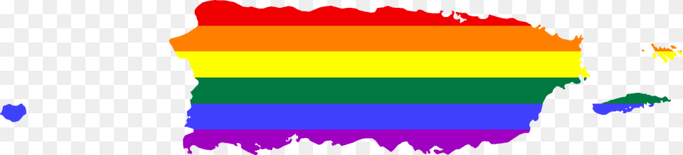 Lgbt Flag Map Of Puerto Rico Pride Flag Puerto Rico, Nature, Outdoors, Sky, Night Free Transparent Png
