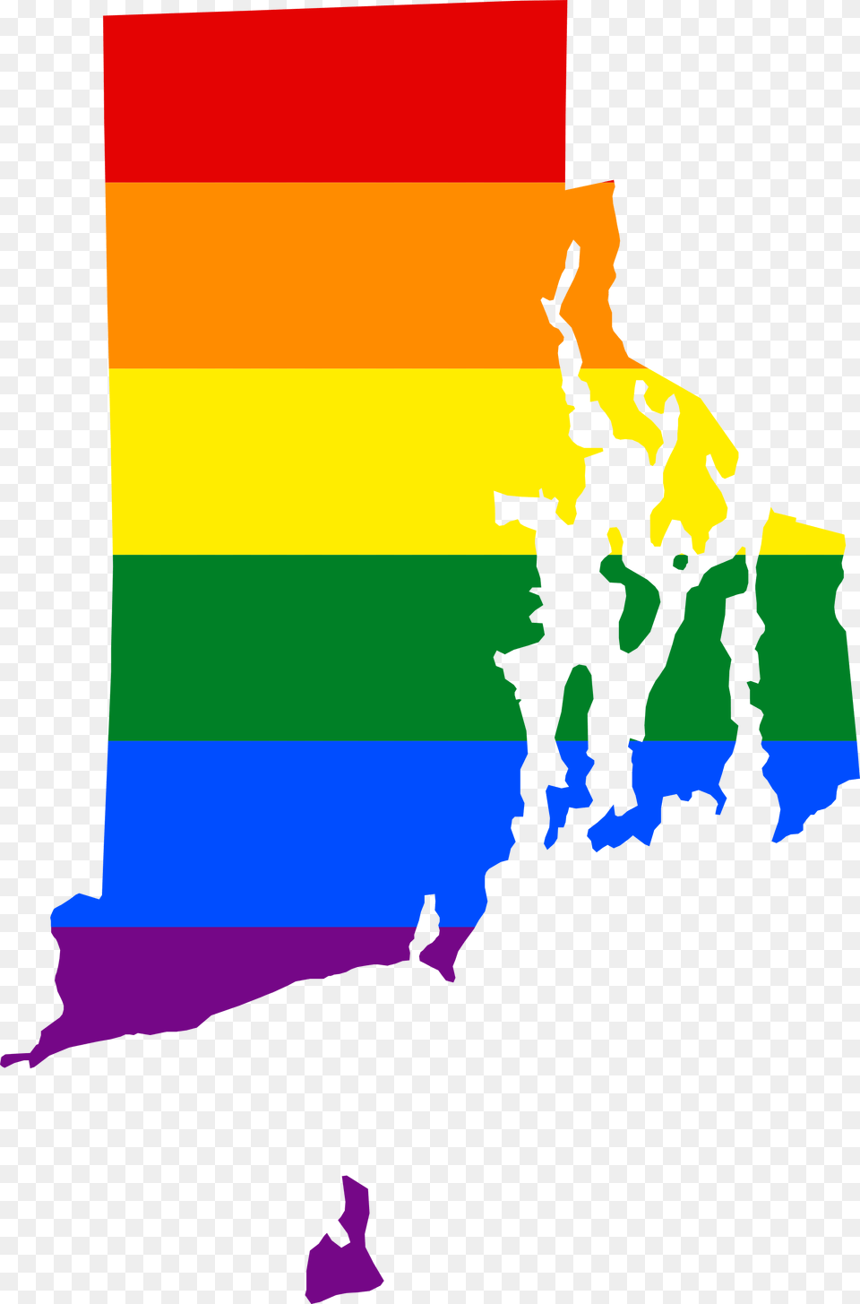Lgbt Flag Map Of Rhode Island, Person, Art, Modern Art, Graphics Free Transparent Png