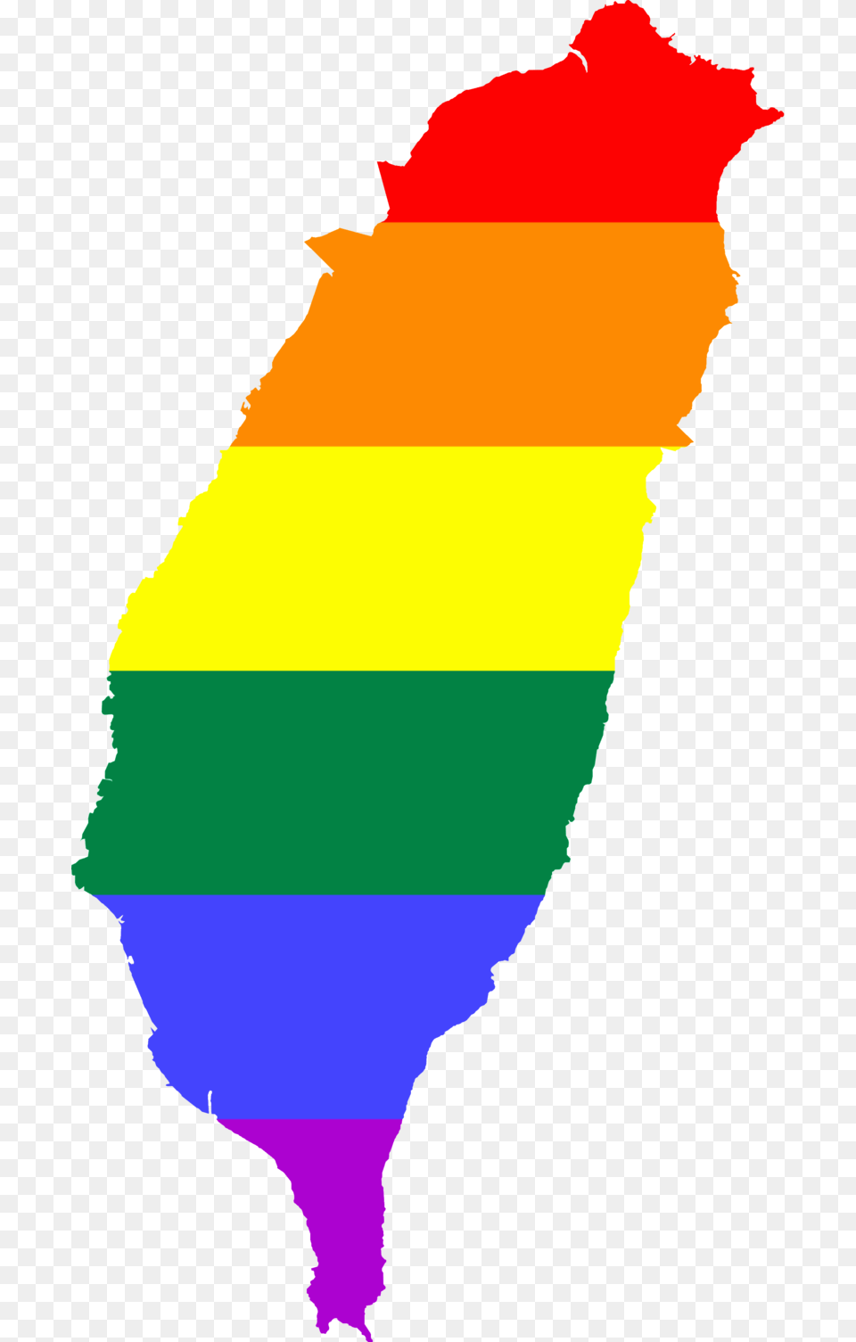 Lgbt Flag Map Of Taiwan Taiwan Gay Flag, Person, Marker Free Png Download