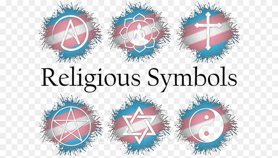 Lgbt Flag Religions Symbols, Cross, Symbol Png