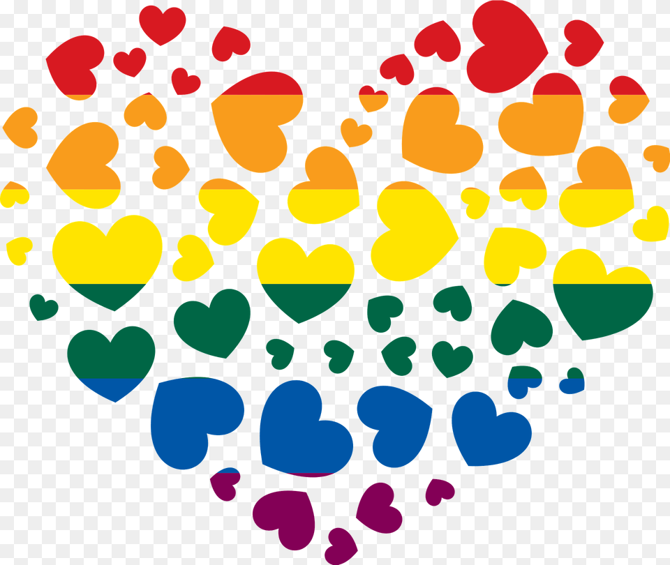 Lgbt Heart Clipart Png