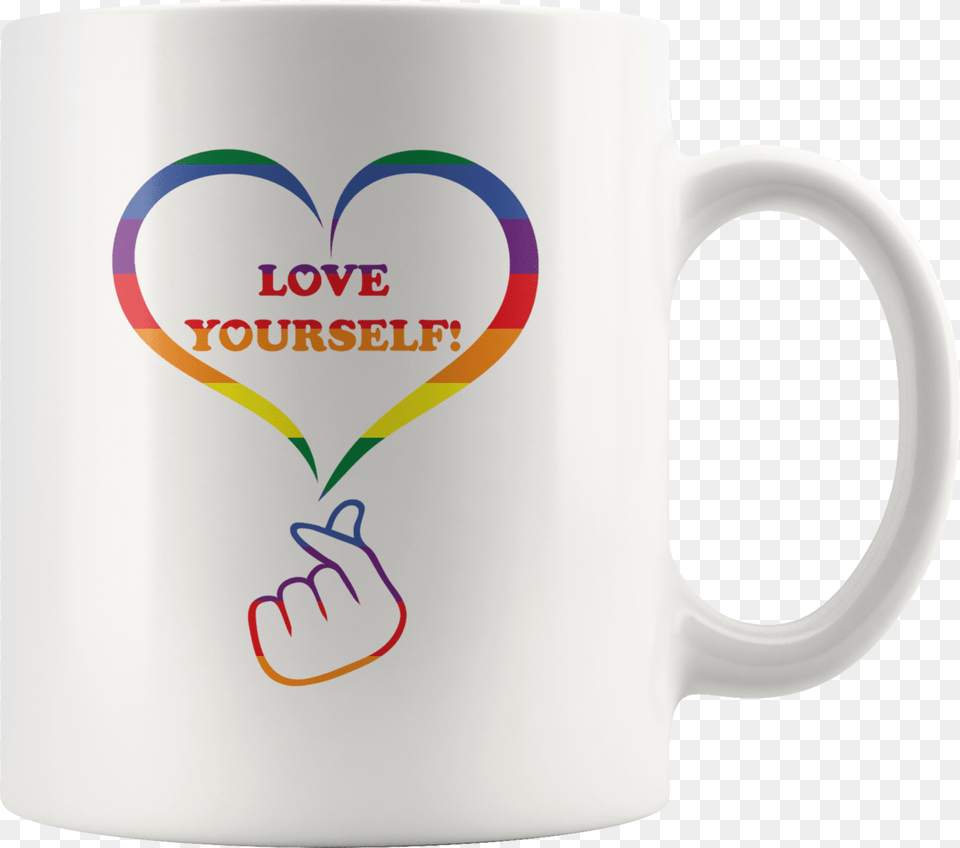 Lgbt Love Yourself Mug U2013 K Generation Mug, Cup, Beverage, Coffee, Coffee Cup Free Transparent Png