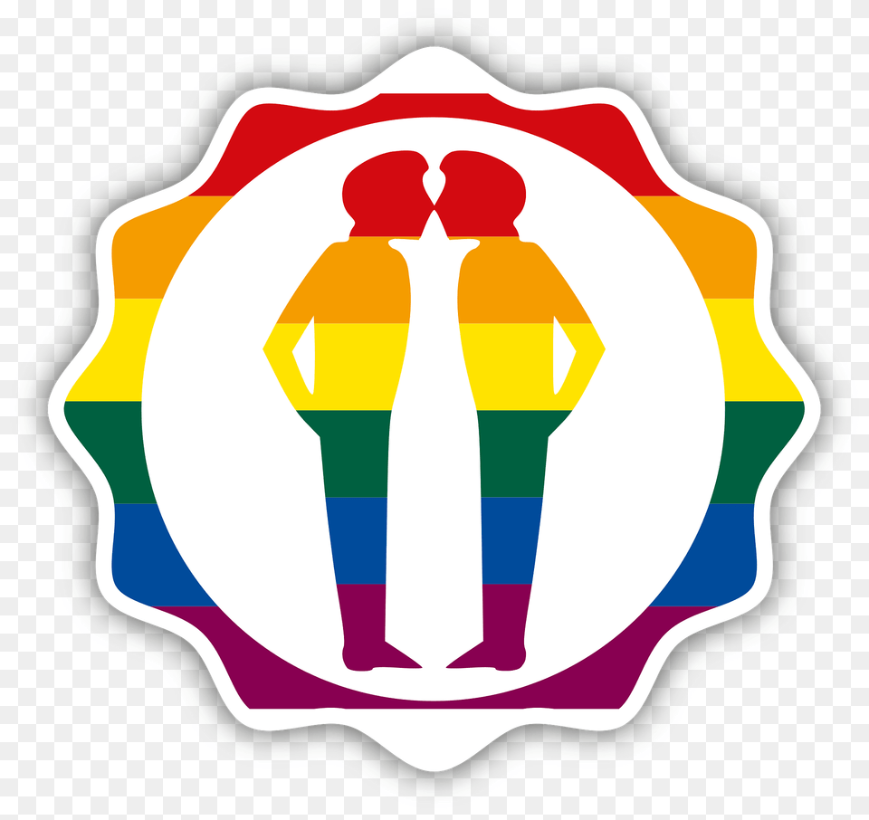 Lgbt Sticker Clipart, Ketchup, Food, Person, Male Free Transparent Png