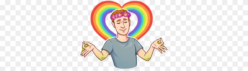 Lgbt Zuckerberg Zakerberg Lgbt Cukerberg Mark Zuckerberg, Person, Art, Face, Head Png Image