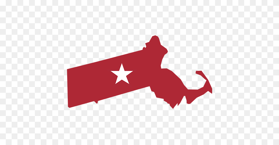 Lgbtq Non Discrimination In Massachusetts State History, Star Symbol, Symbol, Maroon Png Image