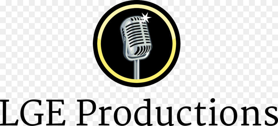 Lge Productions Logo Chanteur, Electrical Device, Microphone Free Transparent Png
