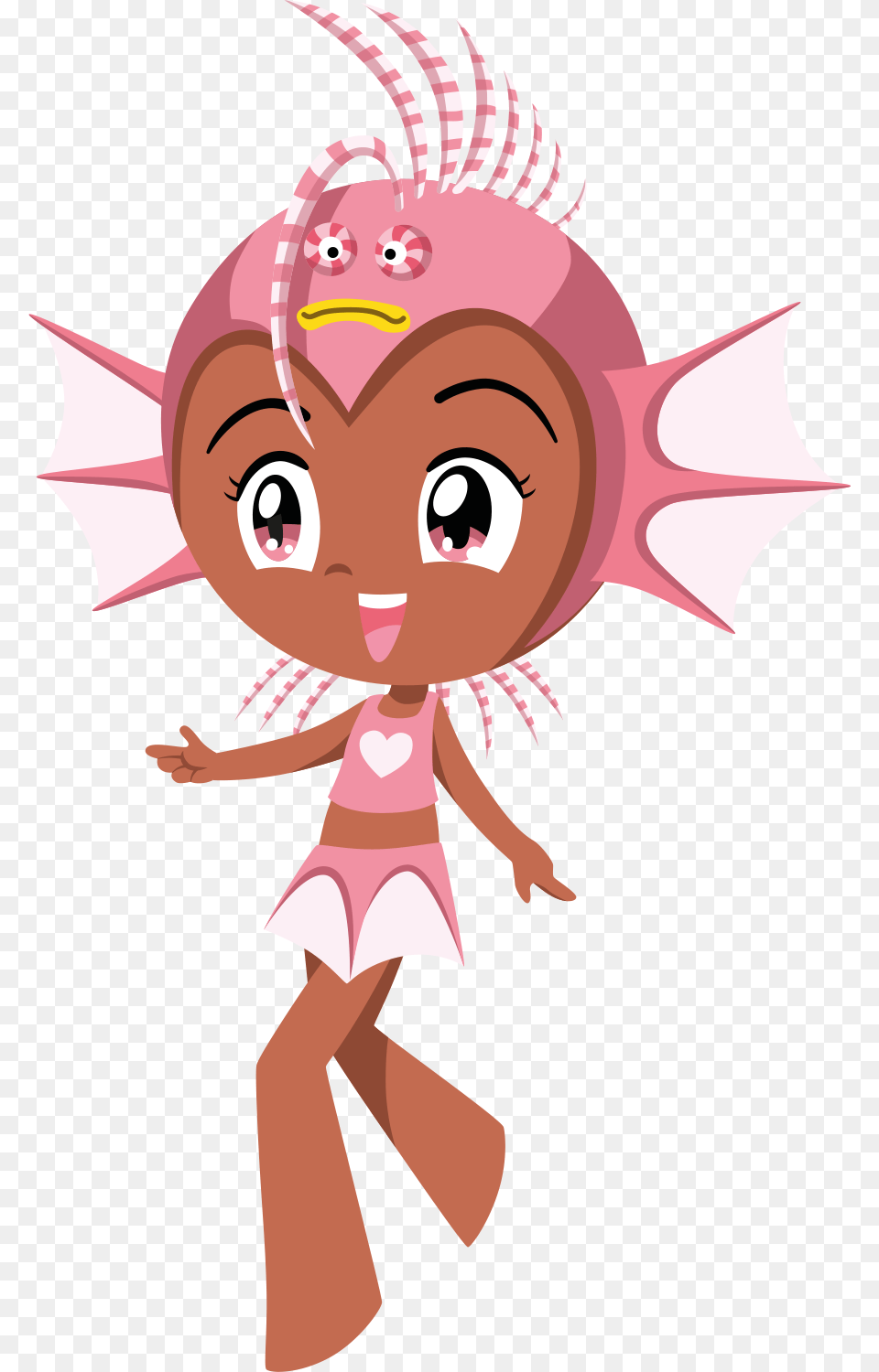 Lia Is The Lionfish Princess Sea Princesses Delfi, Book, Comics, Publication, Baby Free Transparent Png