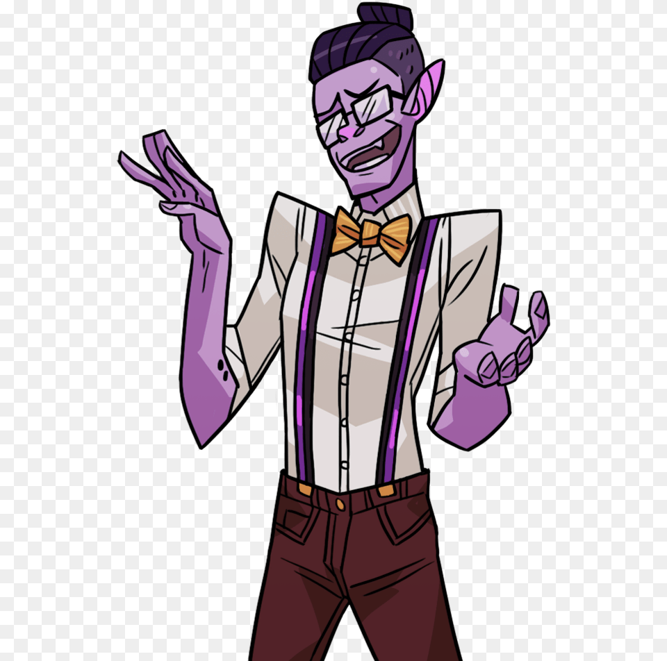 Liam Monster Prom Sprites Clipart Download Monster Prom Sprites, Accessories, Purple, Tie, Formal Wear Free Transparent Png