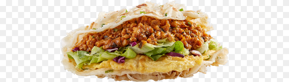 Liang Sandwich Black Pepper Chicken, Food, Taco Free Png