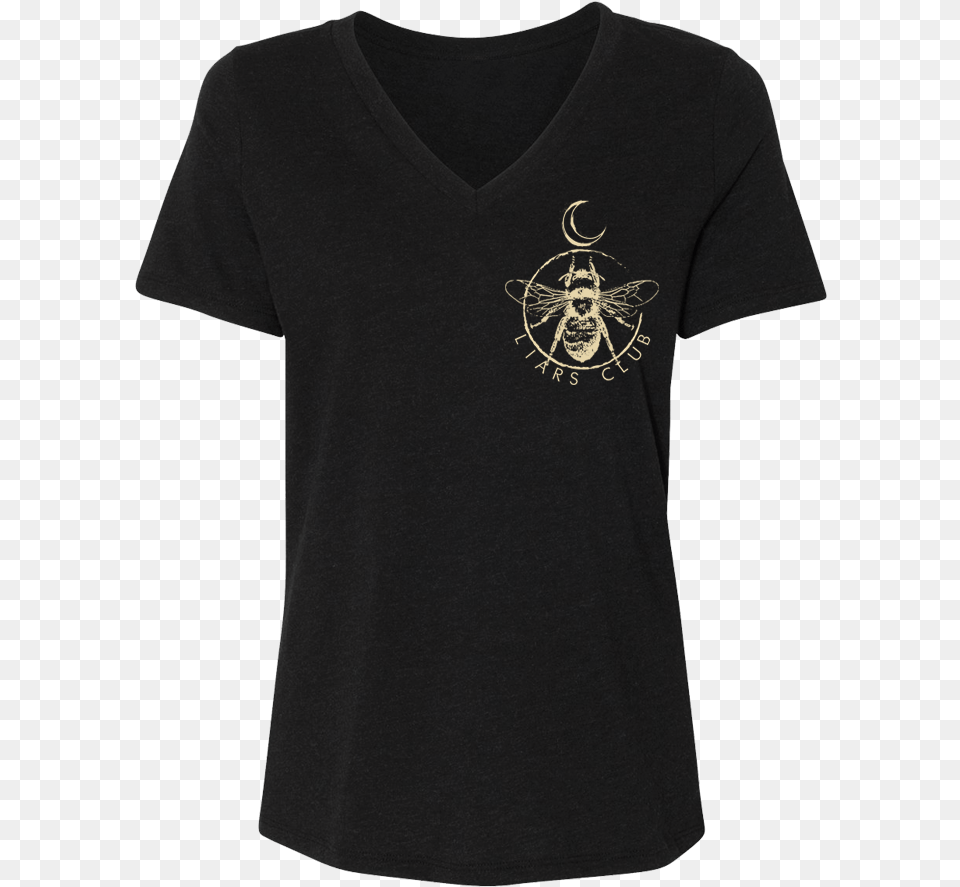 Liars Club Quotqueen Beequot V Neck Tee Shirt, Clothing, T-shirt Free Png