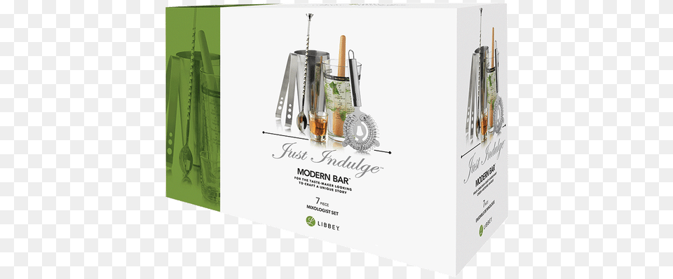 Libbey Modern Bar Cocktail Mixologist 7 Pc Set Libbey Mixologist 7 Piece Cocktail Set, Advertisement, Bottle, Cutlery, Poster Free Png Download