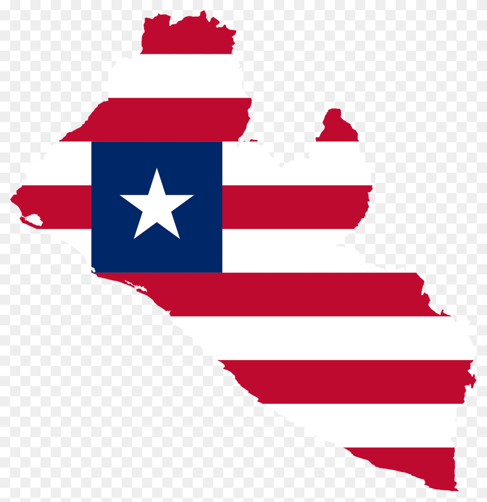 Liberia Flag Map Clipart, American Flag Png Image