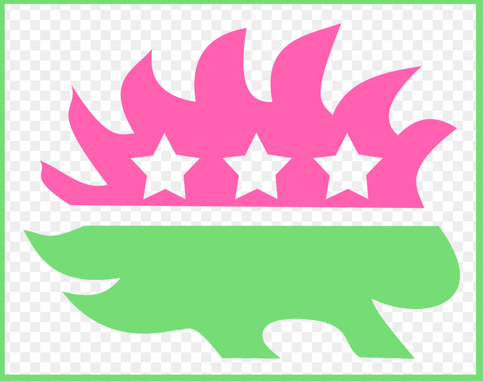 Libertarian Porcupine Background Border Clipart, Leaf, Plant, Logo, Accessories Png Image