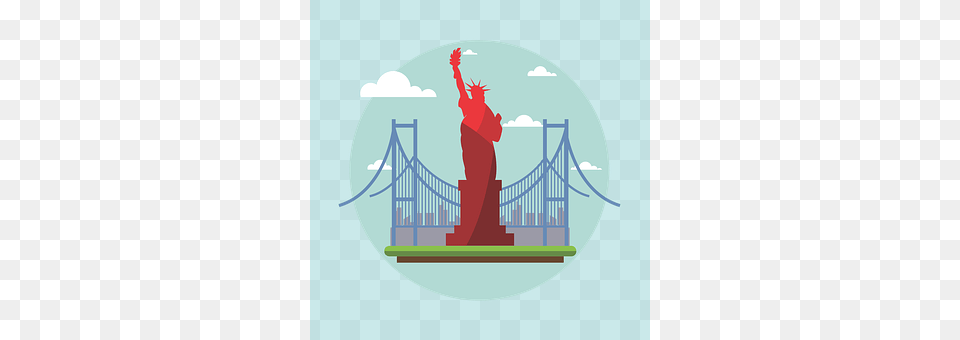 Liberty Bridge, Suspension Bridge, Art, Person Free Transparent Png