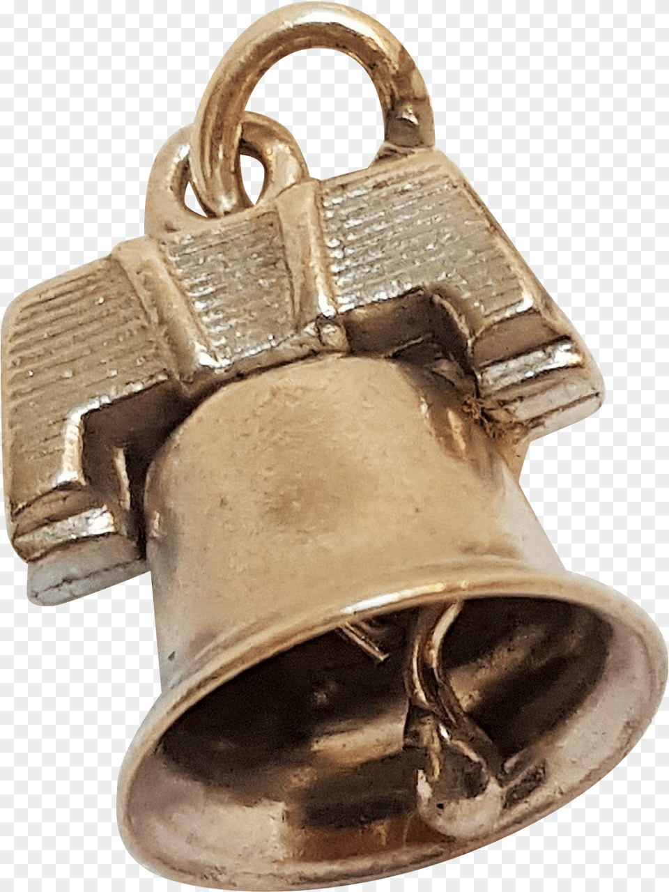 Liberty Bell Stanhope Peep Hole Charm Philadelphia Bell, Bronze, Person Free Png Download