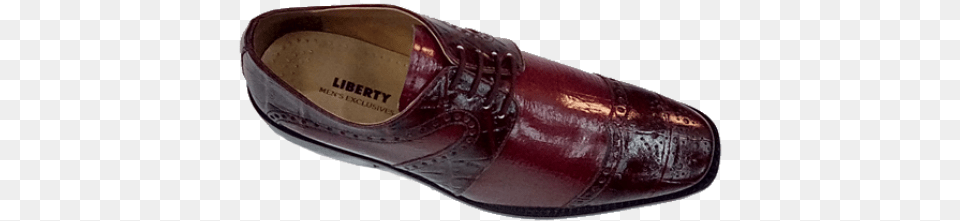 Liberty Burgundy Leather Dress Shoes Slip On Shoe, Clothing, Footwear, Clogs Png Image