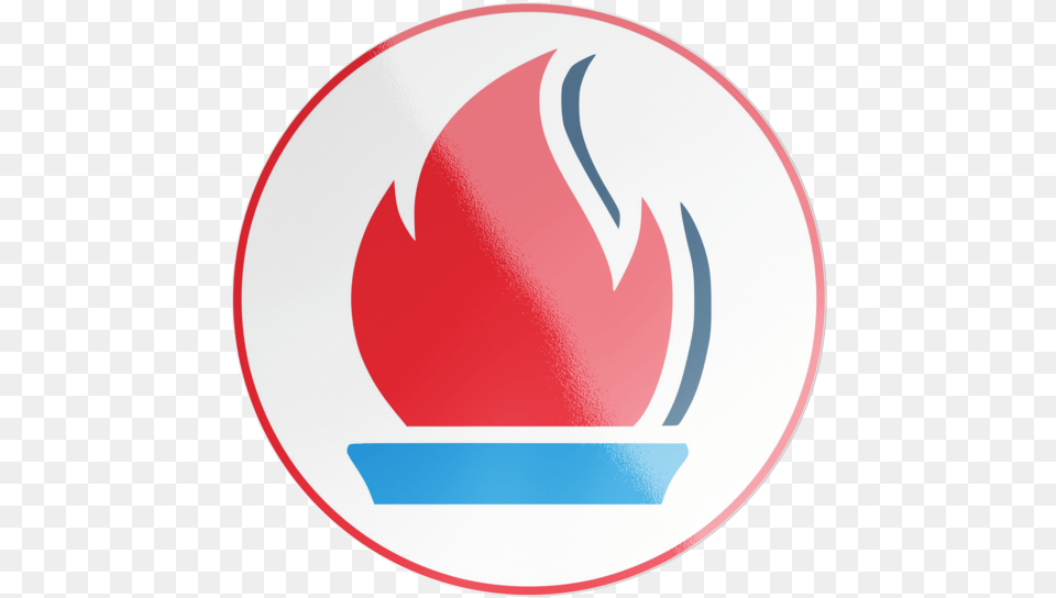 Liberty Flame Circle Sticker Circle, Logo, Disk Free Transparent Png