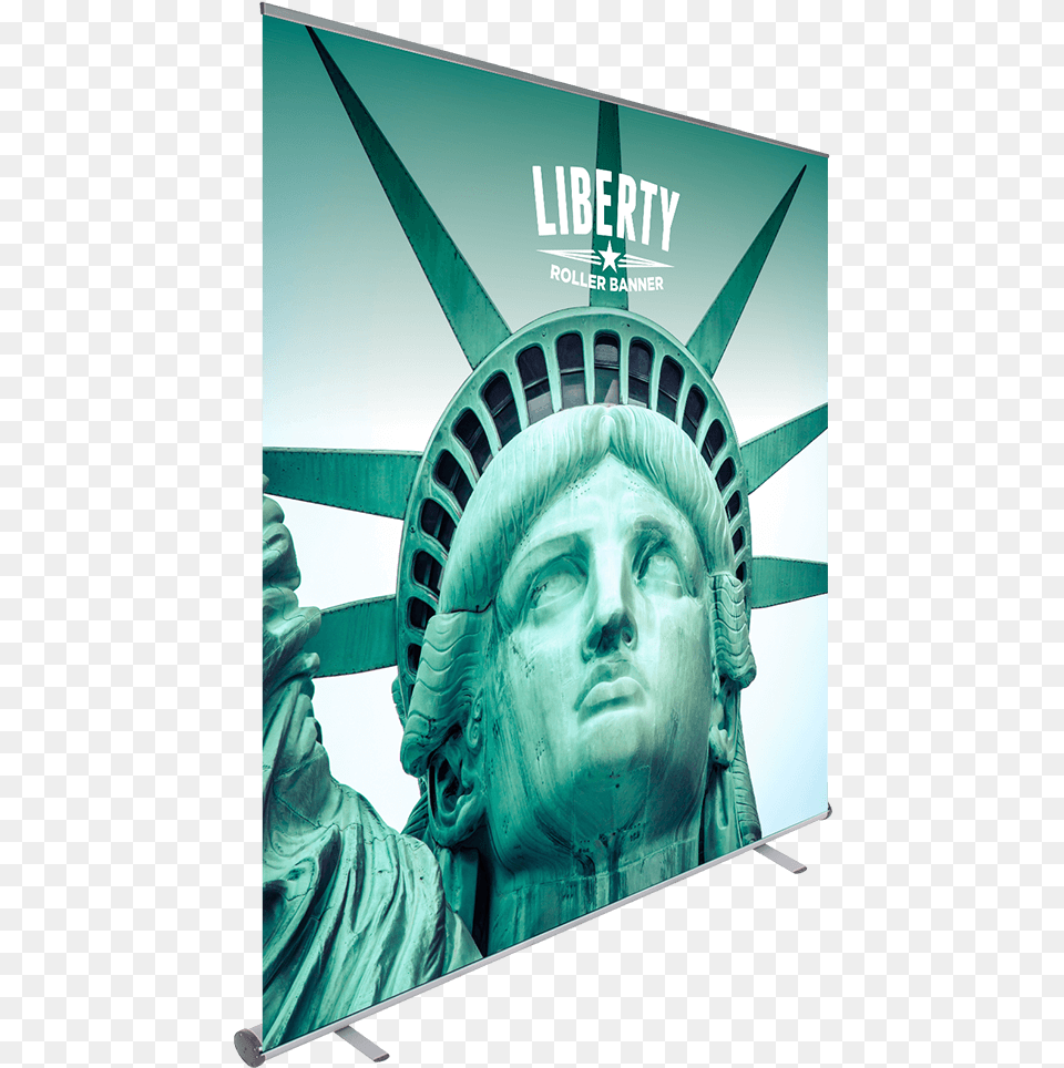 Liberty Hero Poster Photography39s The Statue Of Liberty At New, Advertisement, Art, Adult, Female Free Png
