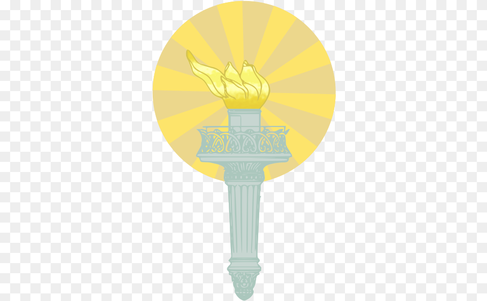 Liberty Torch Colored Circle, Light, Disk Png
