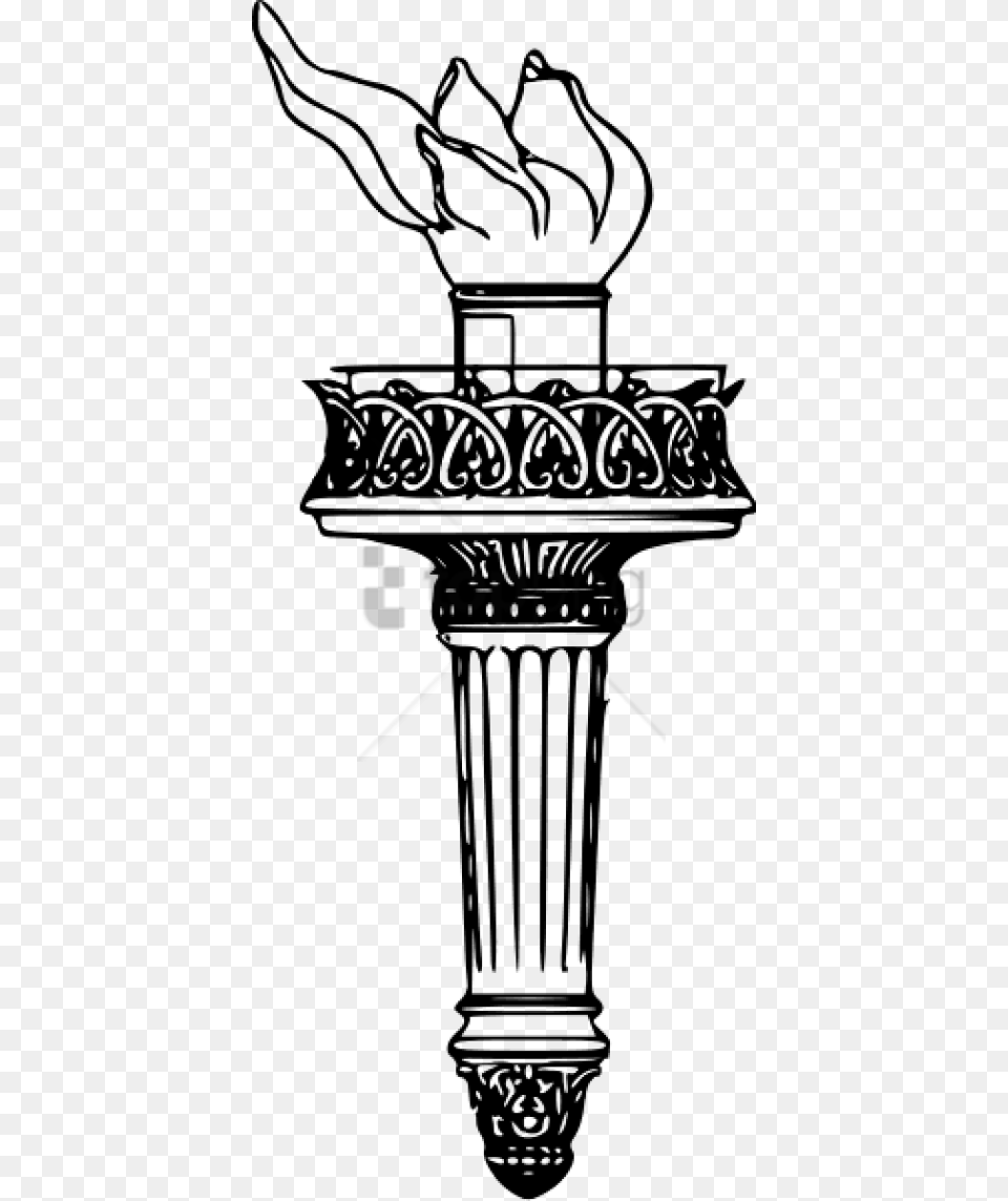 Liberty Torch Image With Transparent Background Statue Of Liberty Torch Vector, Light, Cross, Symbol Png