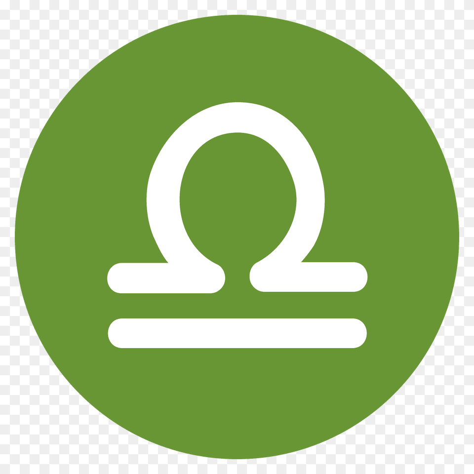 Libra Emoji Clipart, Green, Logo, Disk, Symbol Free Transparent Png