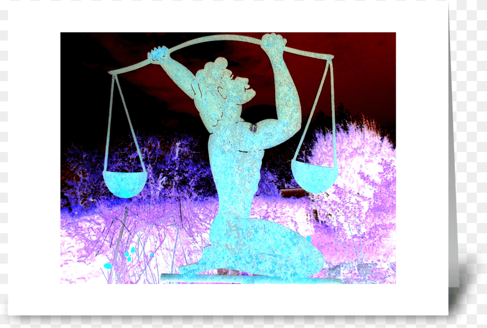 Libra The Scales Greeting Card Greeting Card, Adult, Wedding, Person, Woman Free Png Download