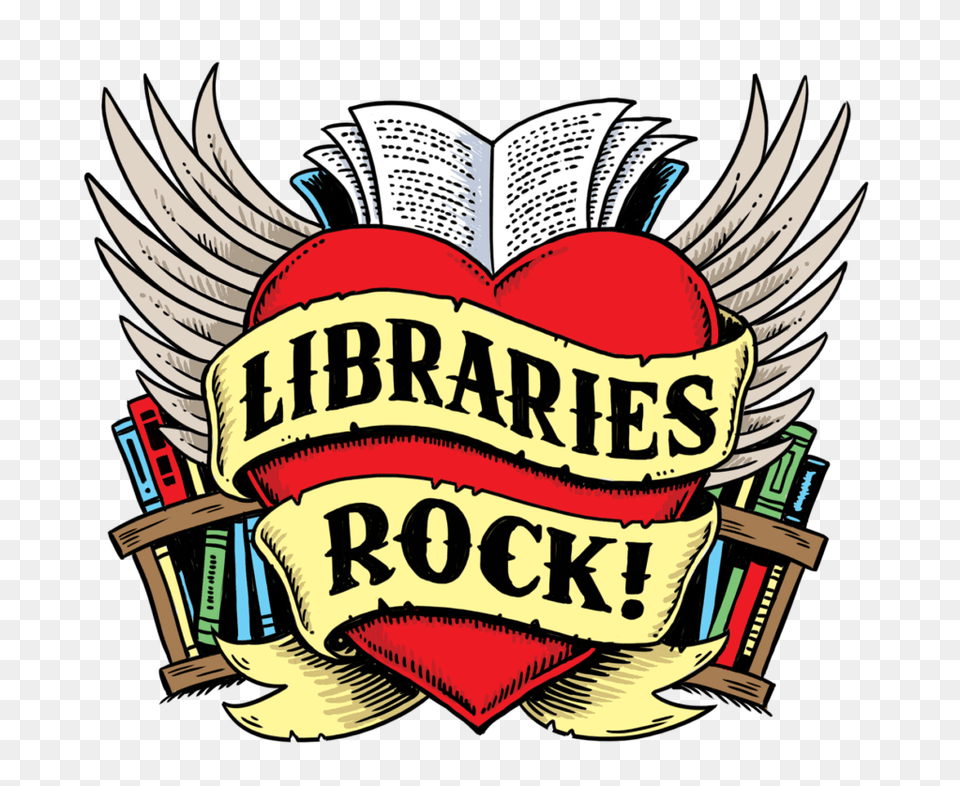 Libraries Rock Community Playlist Emily Williston Memorial Library, Emblem, Symbol, Logo Free Png