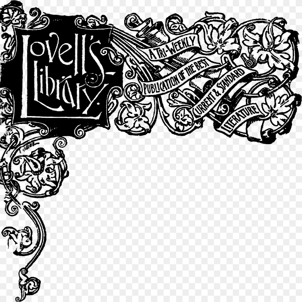 Library, Art, Doodle, Drawing, Floral Design Png Image