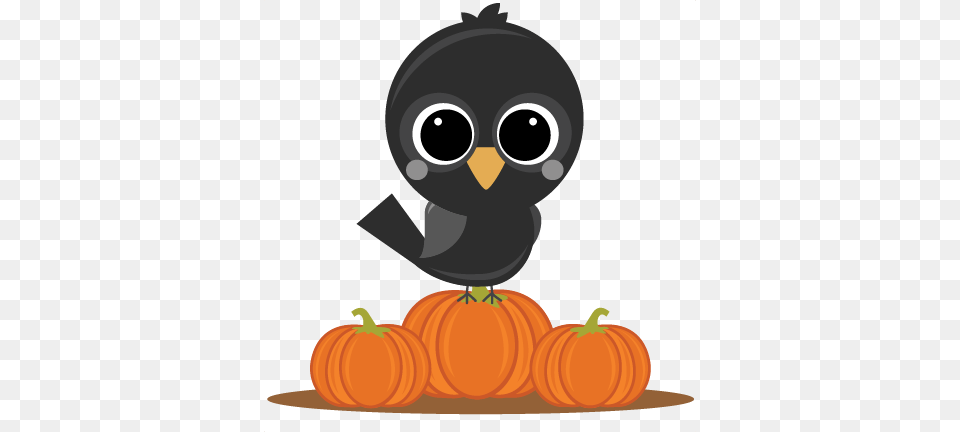 Library Autumn Fall Bird Clip Art, Food, Vegetable, Pumpkin, Produce Free Png Download