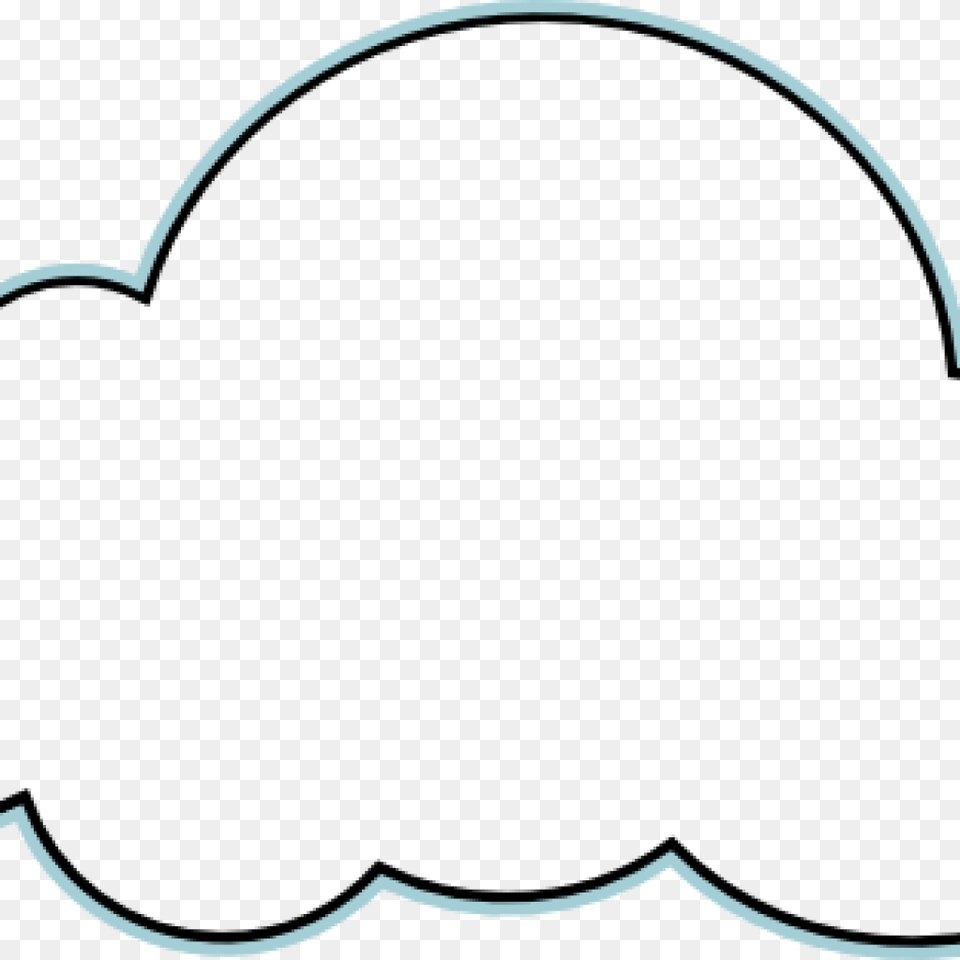 Library Black And White Clouds Clipart, Silhouette, Sticker, Clothing, Hat Png Image
