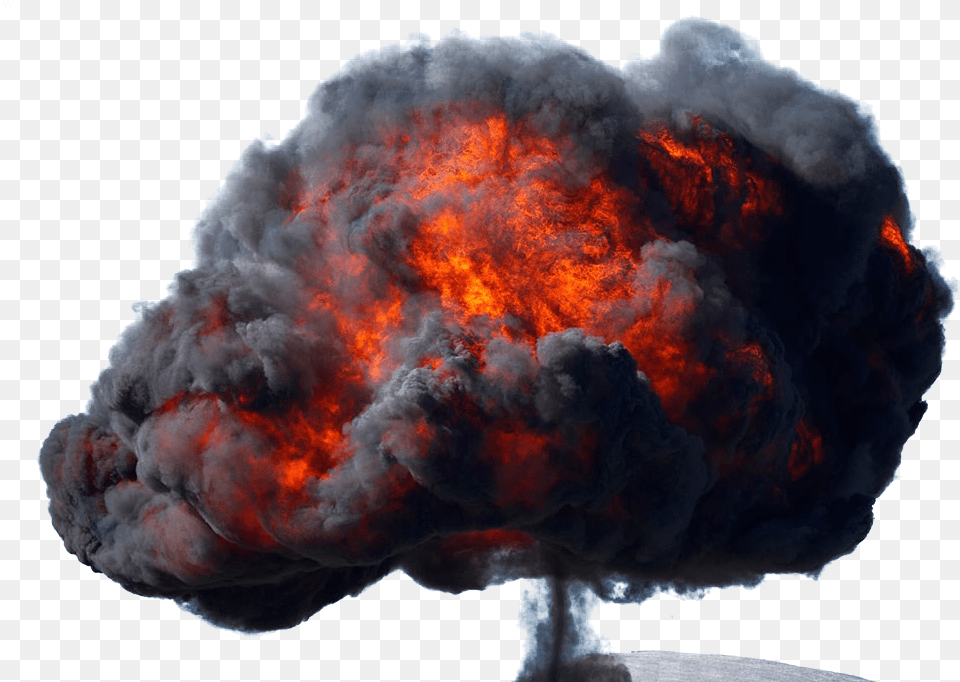 Library Black Mushroom Cloud Transprent Mushroom Cloud, Fire, Explosion Free Png Download